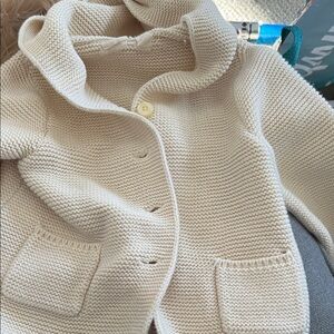 GAP Kids Cream Bear Sweater